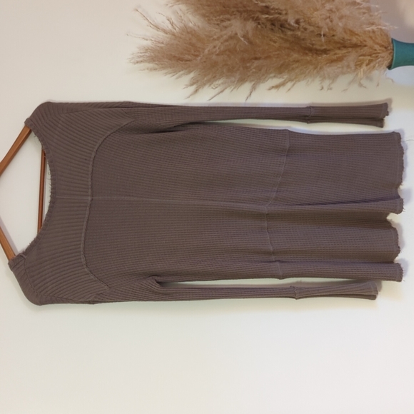 Free Peolle Waffle Thermal Tunic - Picture 4 of 5